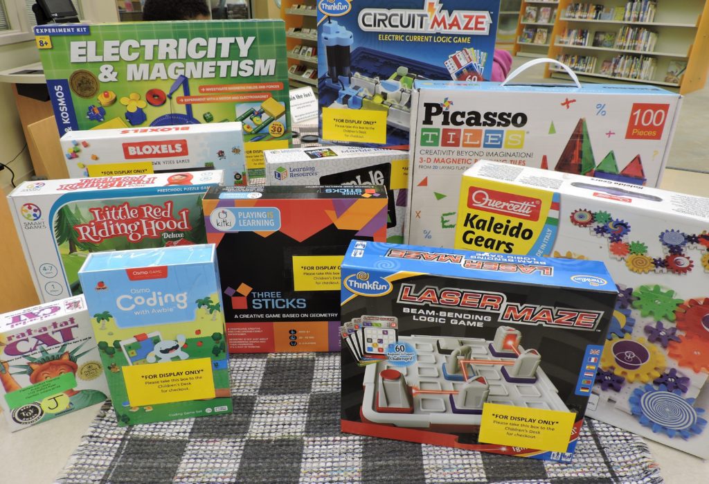 STEM kits & kid's board games | Plainfield-Guilford Township Public Library