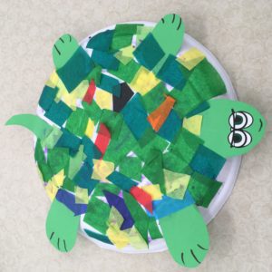 sample turtle project with the eyes upside down