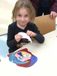 Child at Picasso Portraits, Hub