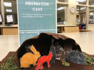 Hibernation Cave and play animals
