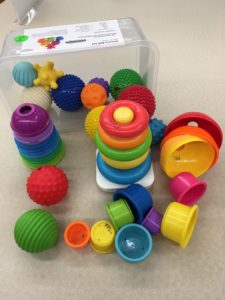 PGTPL Baby Toys - stacking cups + sensory balls