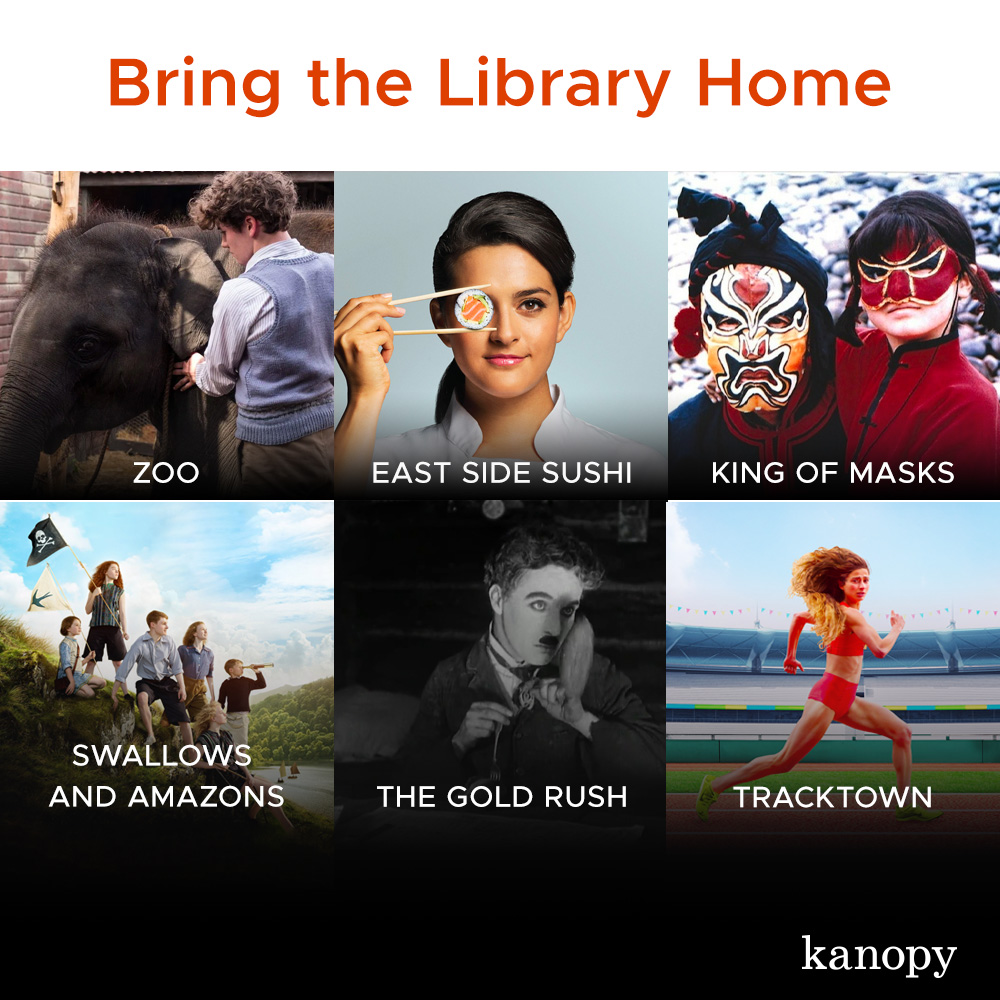 Kanopy credit free titles to stream