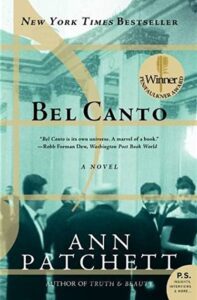 Book cover for Ann Patchett's Bel Canto