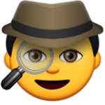 Detective emoji